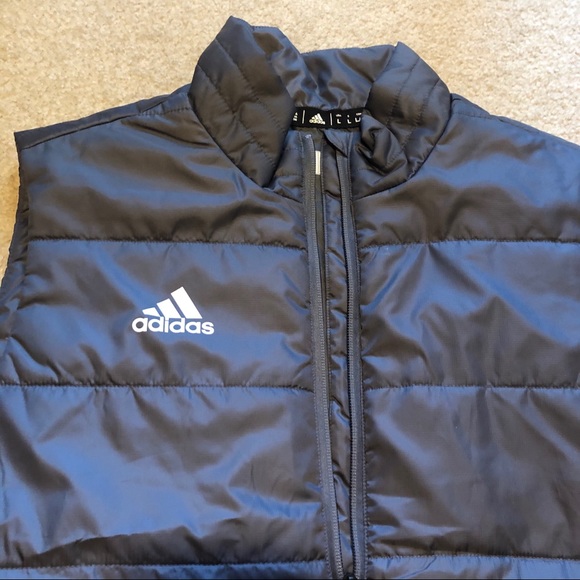 NWOT Adidas vest gray size L men’s polyester - Picture 2 of 5